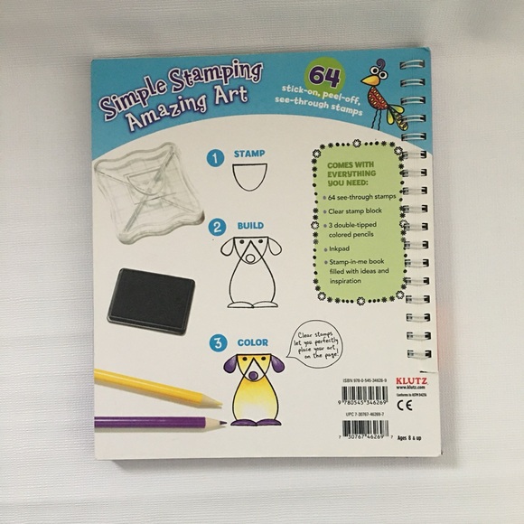 Klutz Lot of 2 Doodlewire and Stamp Art Books Ages 8+ NWT - Picture 9 of 10